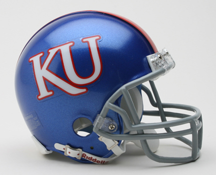 Kansas Jayhawks NCAA Riddell Replica Mini Football Helmet 