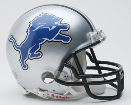 Detroit Lions 2003-2008 NFL Riddell Replica Mini Throwback Football Helmet 