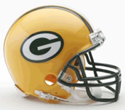 Green Bay Packers NFL Riddell Replica Mini Football Helmet