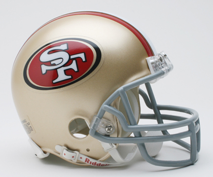 San Francisco 49ers NFL Riddell Replica Mini Football Helmet