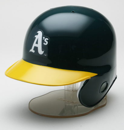 Oakland Athletics MLB Replica Left Flap Mini Batting Helmet From Riddell
