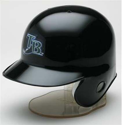 Tampa Bay Rays MLB Replica Left Flap Mini Batting Helmet From Riddell