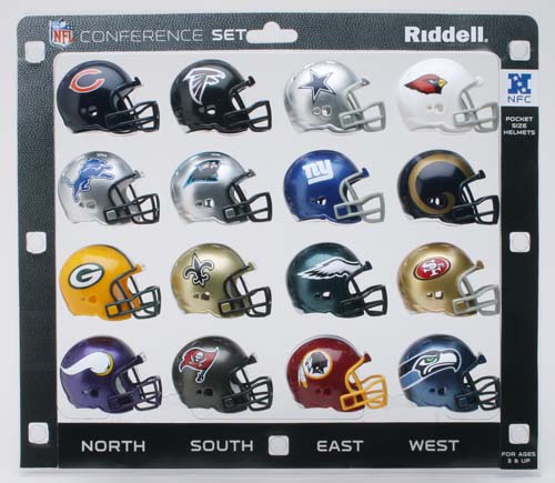 NFC Conference Revolution Pocket Pro Helmet Set