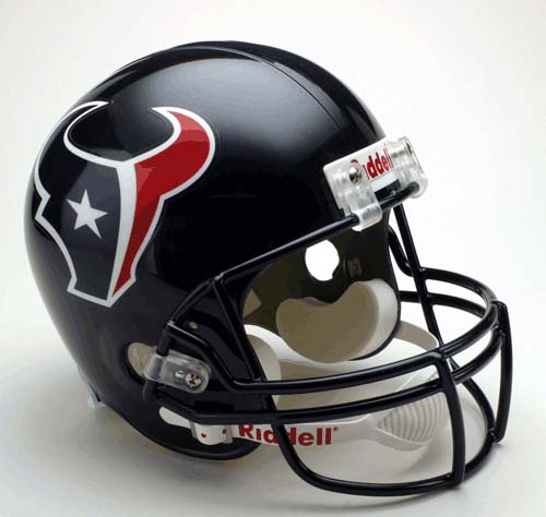 Houston Texans NFL Riddell Full Size Deluxe Replica Football Helmet 