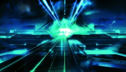 RoomMates Tron Chair Rail Prepasted Mural 6' x 10.5' RoomMates Tron Chair Rail Prepasted Mural 6' x 10.5'