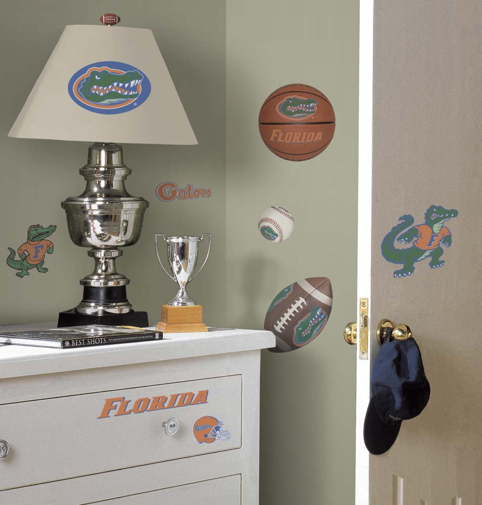 Florida Gators Peel and Stick Applique / Wall Decal Set