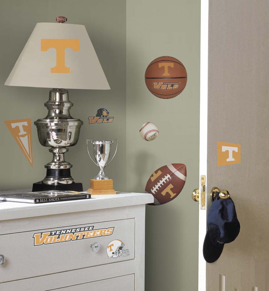 Tennessee Volunteers Peel and Stick Applique / Wall Decal Set