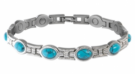 Ladies Turquoise Magnetic Bracelet from Sabona