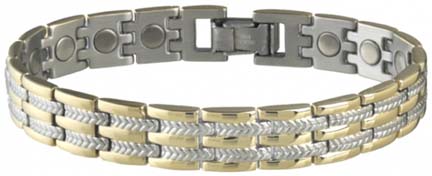 Executive Regal Duet Magnetic Bracelet from Sabona