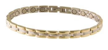 Lady Executive Regal Duet Magnetic Bracelet from Sabona