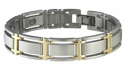 Executive Symmetry Duet Magnetic Bracelet from Sabona