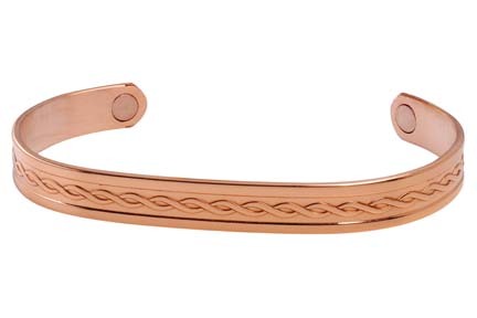 Tudor Copper Magnetic Wristband from Sabona