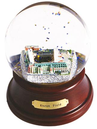 Minute Maid Park (Houston Astros) MLB Baseball Stadium Snow Globe with Microchip Activated Song