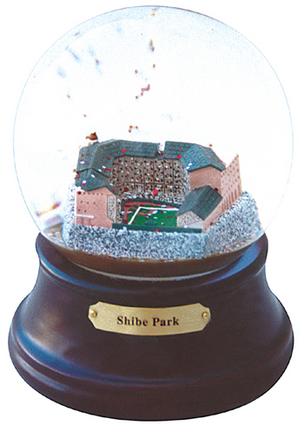 Historical Shibe Park (Philadelphia Phillies) MLB Baseball Stadium Snow Globe with Microchip Activated Song