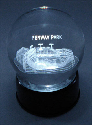 Fenway Park (Boston Red Sox) Laser Etched Crystal Ball