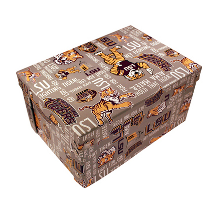 Louisiana State (LSU) Tigers Boxxer Folding Storage Box (Pack of 4)