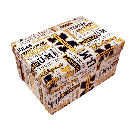 Michigan Wolverines Boxxer Folding Storage Box (Pack of 4)
