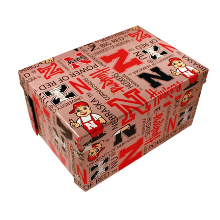 Nebraska Cornhuskers Boxxer Folding Storage Box (Pack of 4)