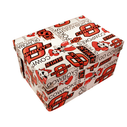 Oklahoma State Cowboys Boxxer Folding Storage Box (Pack of 4)