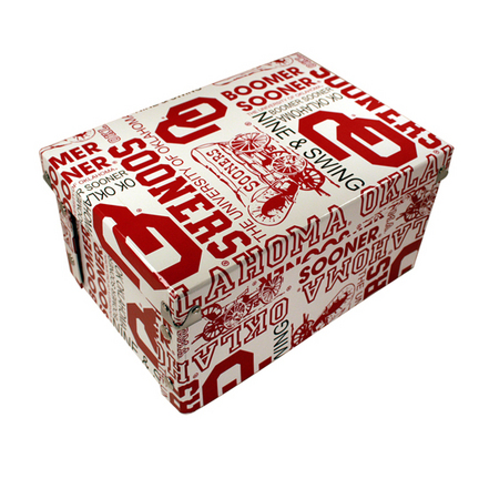 Oklahoma Sooners Boxxer Folding Storage Box (Pack of 4)