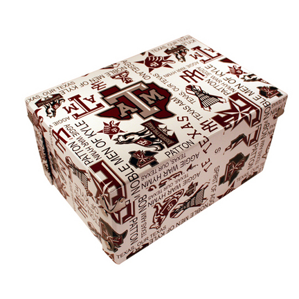 Texas A & M Aggies Boxxer Folding Storage Box (Pack of 4)
