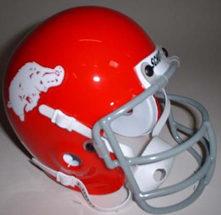 Arkansas Razorbacks (1964) Mini Throwback Football Helmet from Schutt
