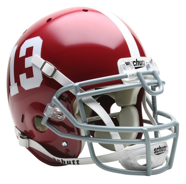 Alabama Crimson Tide NCAA Schutt Full Size Authentic Football Helmet 