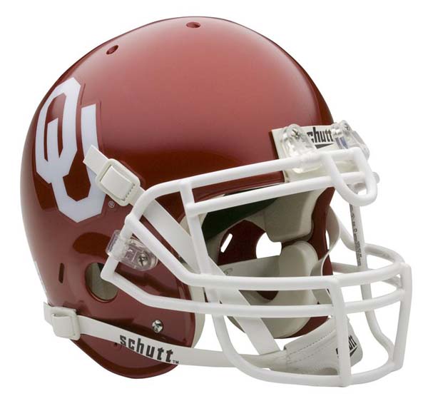 Oklahoma Sooners NCAA Schutt Full Size Authentic Football Helmet