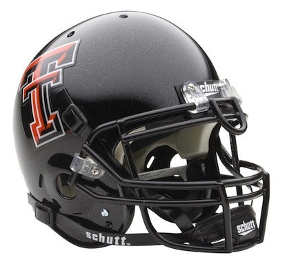 Texas Tech Red Raiders NCAA Schutt Full Size Authentic Football Helmet