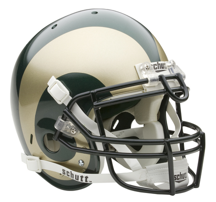 Colorado State Rams NCAA Mini Authentic Football Helmet From Schutt