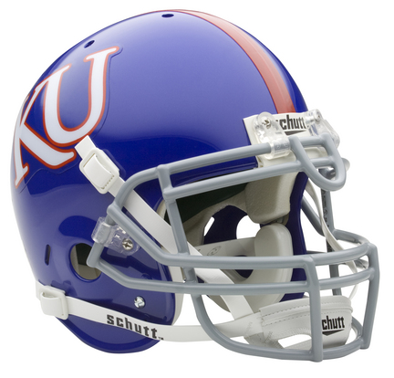 Kansas Jayhawks NCAA Schutt Full Size Replica Football Helmet 