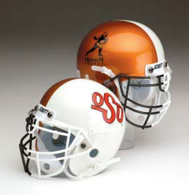 Oklahoma State Cowboys / Heisman Trophy Mini Authentic Football Helmet from Schutt
