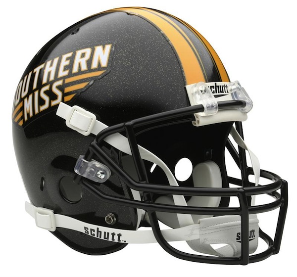 Southern Mississippi Golden Eagles NCAA Schutt Full Size Replica Football Helmet 
