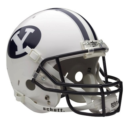 Brigham Young (BYU) Cougars NCAA Mini Authentic Football Helmet From Schutt