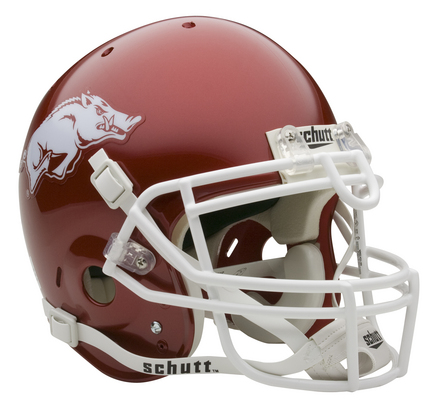 Arkansas Razorbacks NCAA Mini Authentic Football Helmet From Schutt