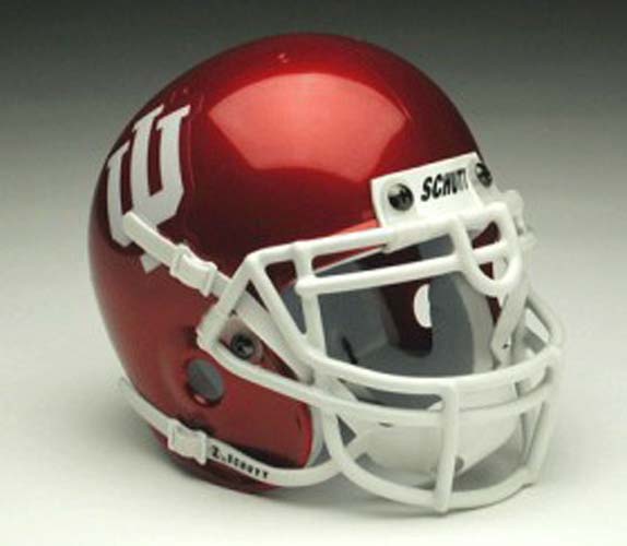 Indiana Hoosiers NCAA Mini Authentic Football Helmet From Schutt