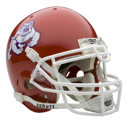 Fresno State Bulldogs NCAA Mini Authentic Football Helmet From Schutt