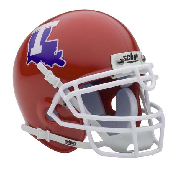 Louisiana Tech Bulldogs NCAA Mini Authentic Football Helmet From Schutt