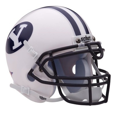Brigham Young University Cougars NCAA Mini Authentic Football Helmet From Schutt