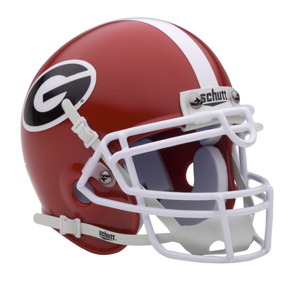 Georgia Bulldogs NCAA Mini Authentic Football Helmet From Schutt