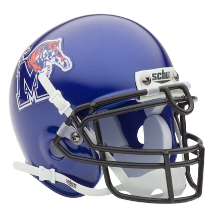 Memphis Tigers NCAA Mini Authentic Football Helmet From Schutt