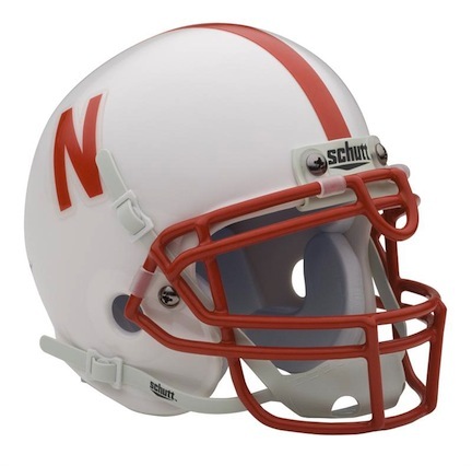 Nebraska Cornhuskers NCAA Mini Authentic Football Helmet from Schutt