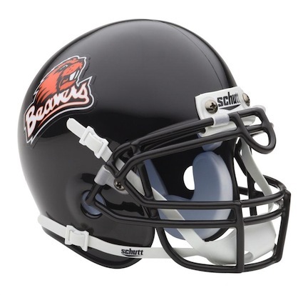 Oregon State Beavers NCAA Mini Authentic Football Helmet From Schutt