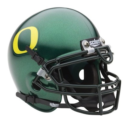 Oregon Ducks NCAA Mini Authentic Football Helmet From Schutt