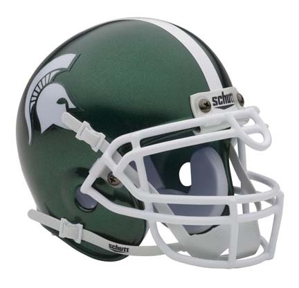 Michigan State Spartans NCAA Mini Authentic Football Helmet From Schutt