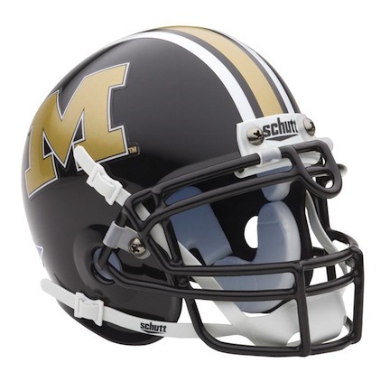 Missouri Tigers NCAA Mini Authentic Football Helmet From Schutt