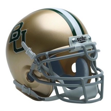 Baylor Bears NCAA Mini Authentic Football Helmet From Schutt
