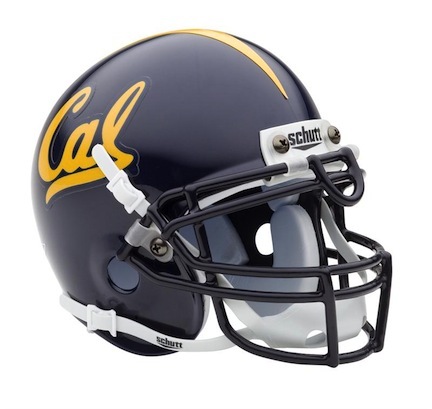 California (UC Berkeley) Golden Bears NCAA Mini Authentic Football Helmet from Schutt