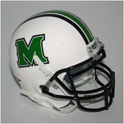 Marshall Thundering Herd NCAA Mini Authentic Football Helmet From Schutt