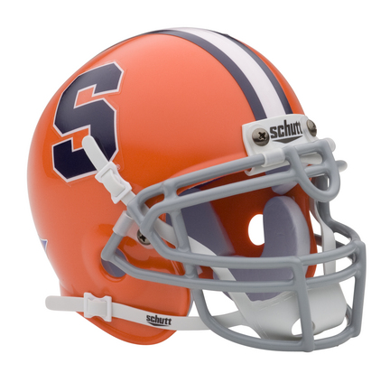 Syracuse Orangemen NCAA Mini Authentic Football Helmet from Schutt